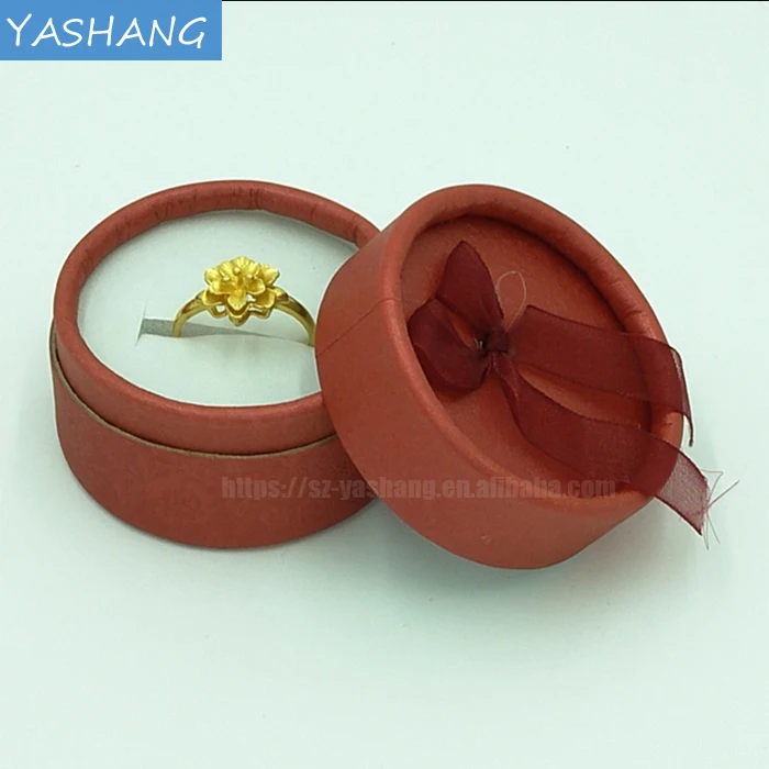 Round hair box for dress gift mailer packaging custom rigid box with lid