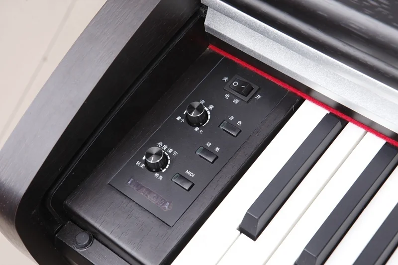 huangma high quality 88 keys black electric digital piano( HD-8817P)