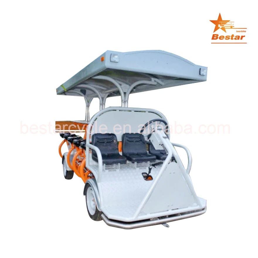 Be Your Own Boss Pedal Pub Party Bikes Brew Tours Electric with pedal assit party pub beer bike