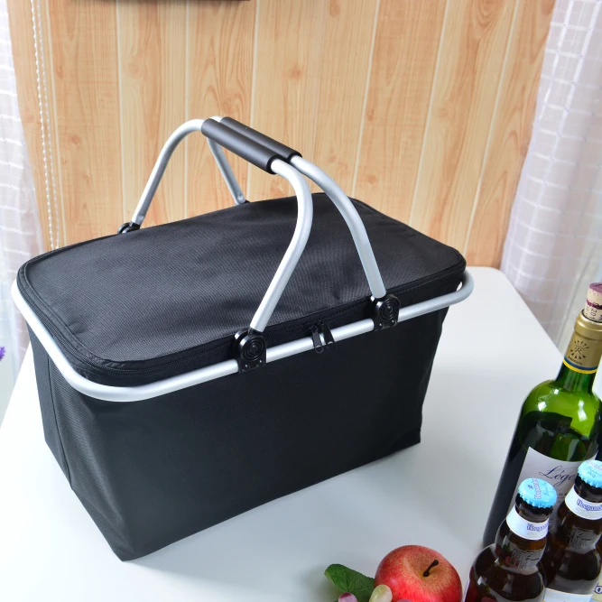 Portable collapsible foldable storage basket for wholesale