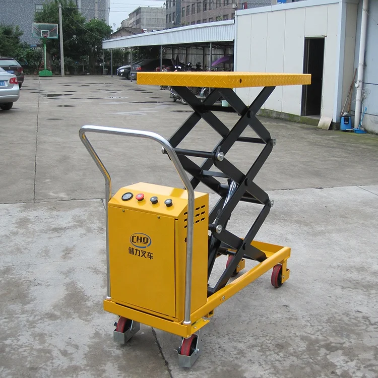 
Foot Pump Hydraulic Lift Cart Manual Portable lifting table 
