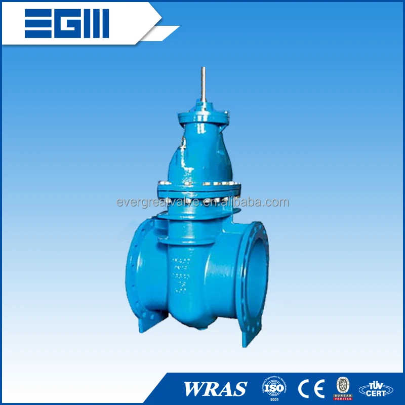 Ductile Iron Big Metal Seat Gate Valve, PN10/16/25