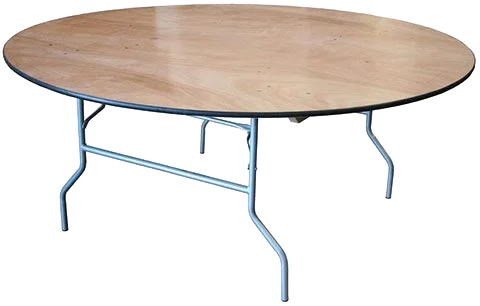 Hot sale hotel furniture plywood 10 people folding round dining table