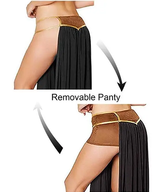 Ecowalson женский сексуальный костюм принцессы Leia раб костюм мисс манер униформа