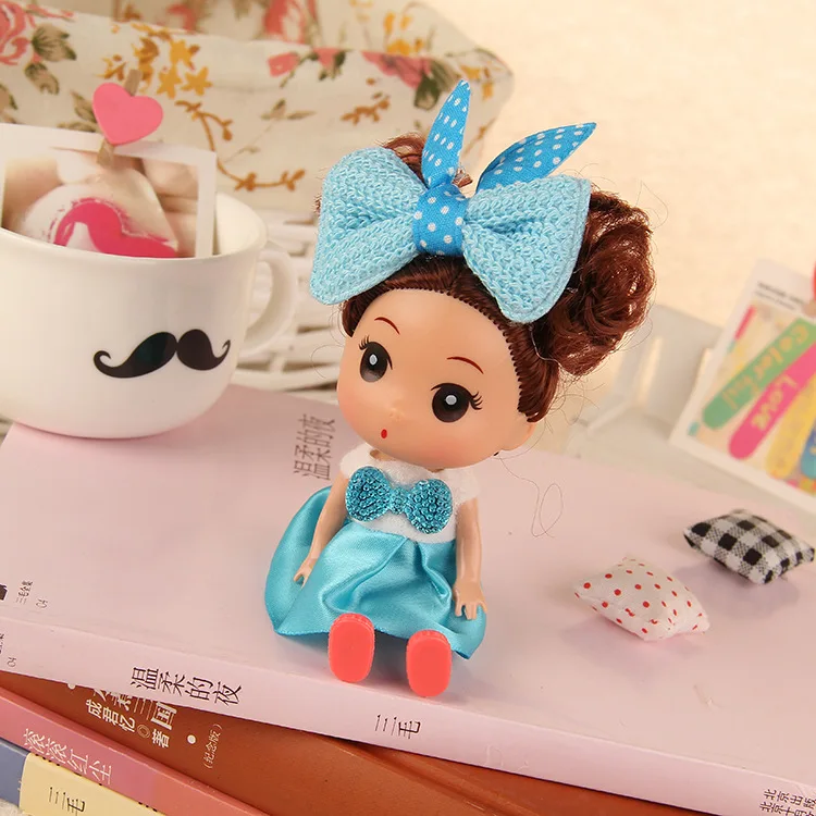 Wholesale Korean 12cm Silicone Toy Doll Creative Child Baby Toy Wedding Gift Doll