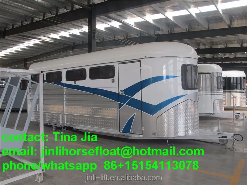 4 платформа для лошадей с 3 оси, угол нагрузки поплавок для 4 лошадь