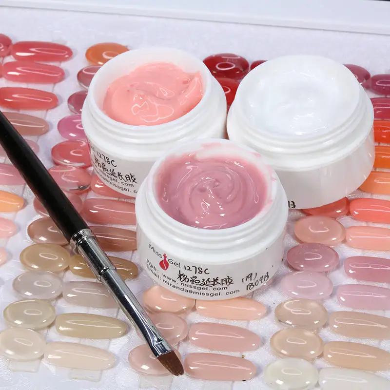 Professional salon quality for thick pink camfulage gel color gel