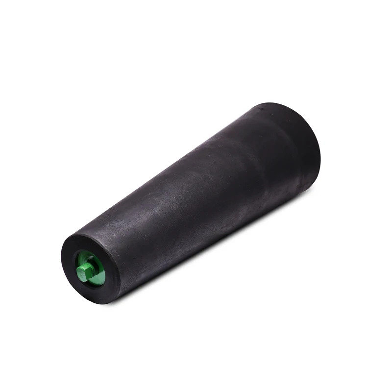 
belt conveyor wear resistant carrier taper self aligning idler rollers 