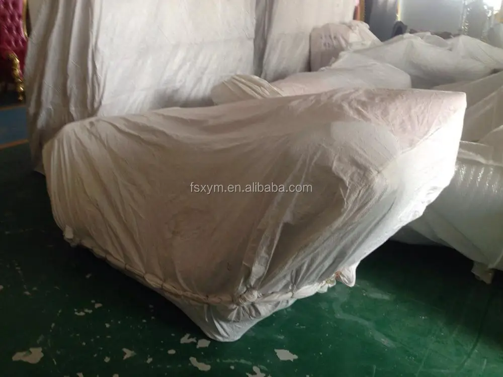 Popular design comfortable white royal wedding sofa bride and groom