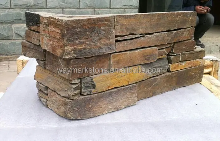 
classical cheap rusty slate stone wall cladding and wall panel WP-N20 