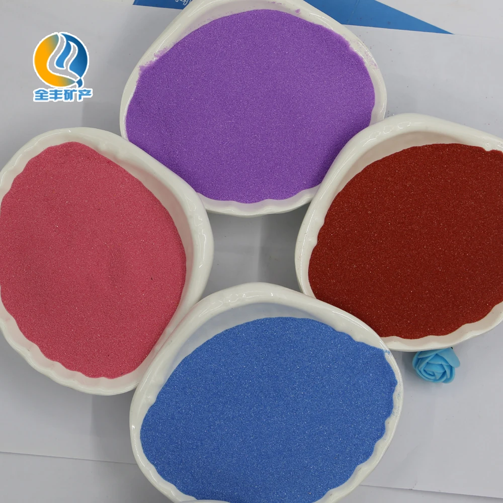 
colored irregular glass sand for decoration 