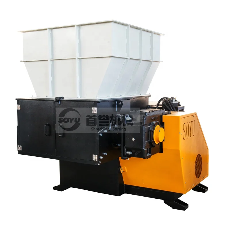 China single shaft shredder for plastic,wood,metal,drum,waste,glass