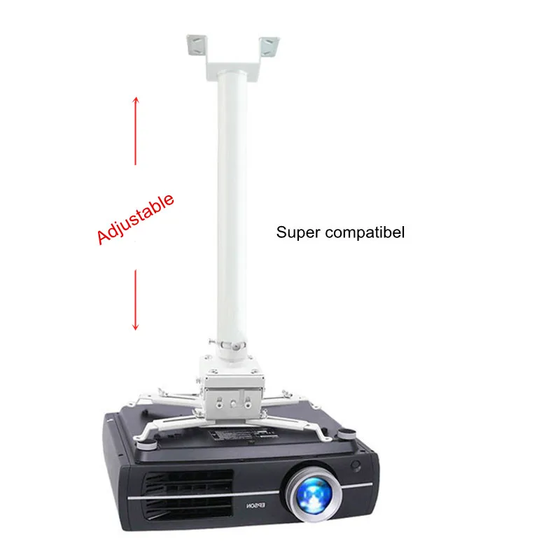 Adjustable ceiling mounted 55-100cm projector stand 1m projector mount