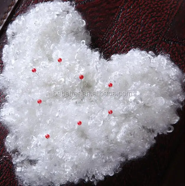 15Dx64MM HCS /Hollow conjugated silicon polyester staple fiber for filling pillows