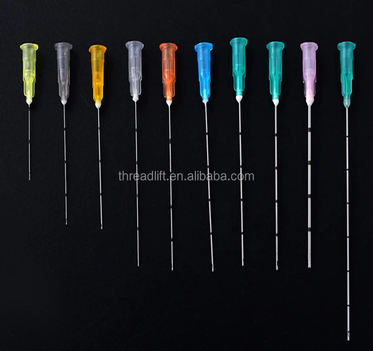 
2021 Factory supplier micro cannula 25g50mm needle for dermal fillers 