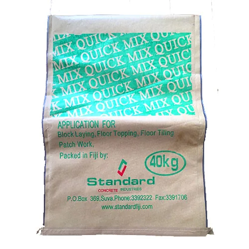 
Kraft Paper 25kg Cement Bag 50 kg Feed Bags Material For Packing Wheat Flour, PP Woven Flour Sack, Polypropylene Woven Bag 