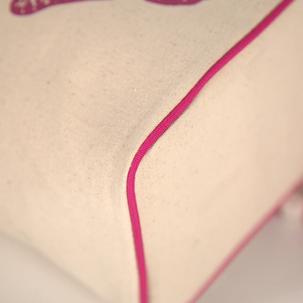 best selling butterfly printed cotton linen sports shoulder promotional  cooler bag