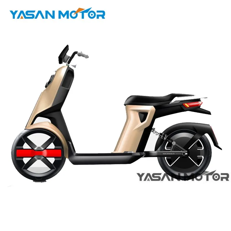 2024 Hot Sale china scooters mopeds 1200w Motor EEC Approved Electric Moped
