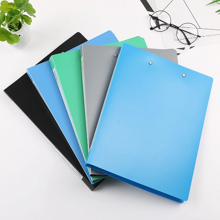 Multi-purpose Stable Quality Company Logo Presentation Folders Clip File A4 Custom Custom Picture Customized Logo Simple Clip