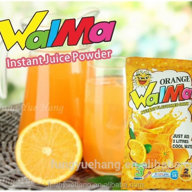 Instant 60g/sachets Orange Flavor Fruit Juice Drink Powder