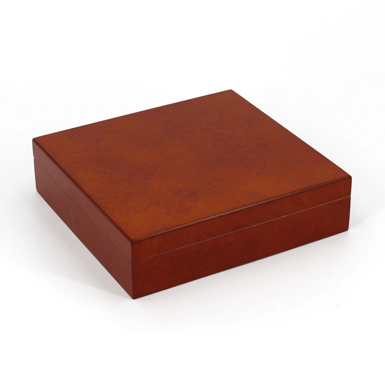 wholesale custom  solid wood box  cigar gift wooden packaging box
