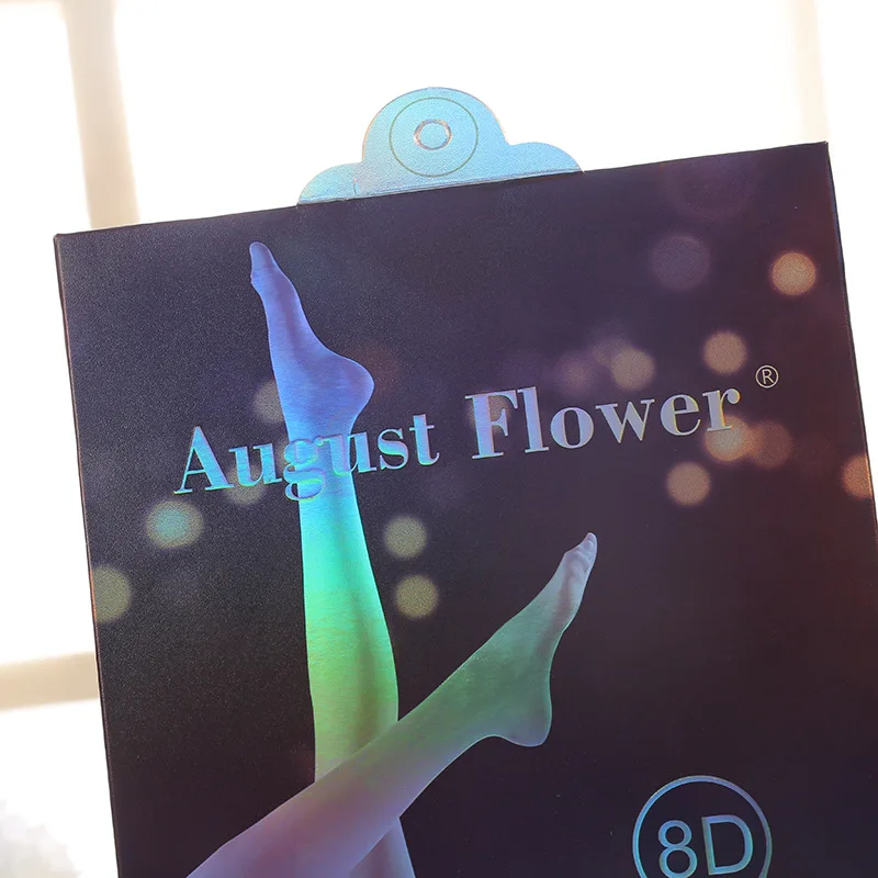 Custom order luxury tights leggings packaging envelopes Recyclable holographic paper envelopes packing