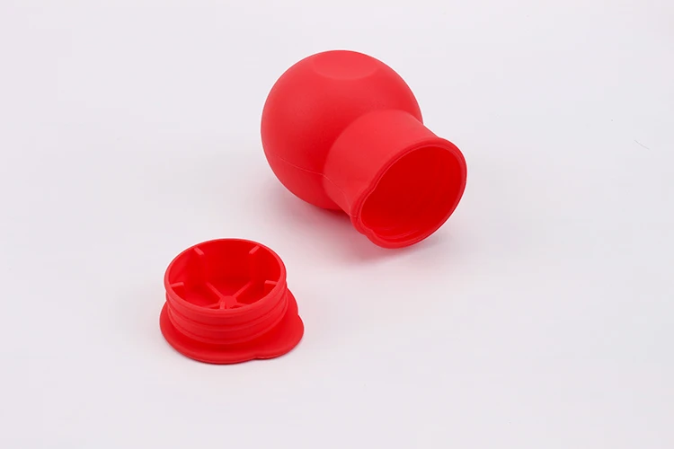 Food safe Silicone Soy Sauce Bottle silicone oil and vinegar and salt dispenser