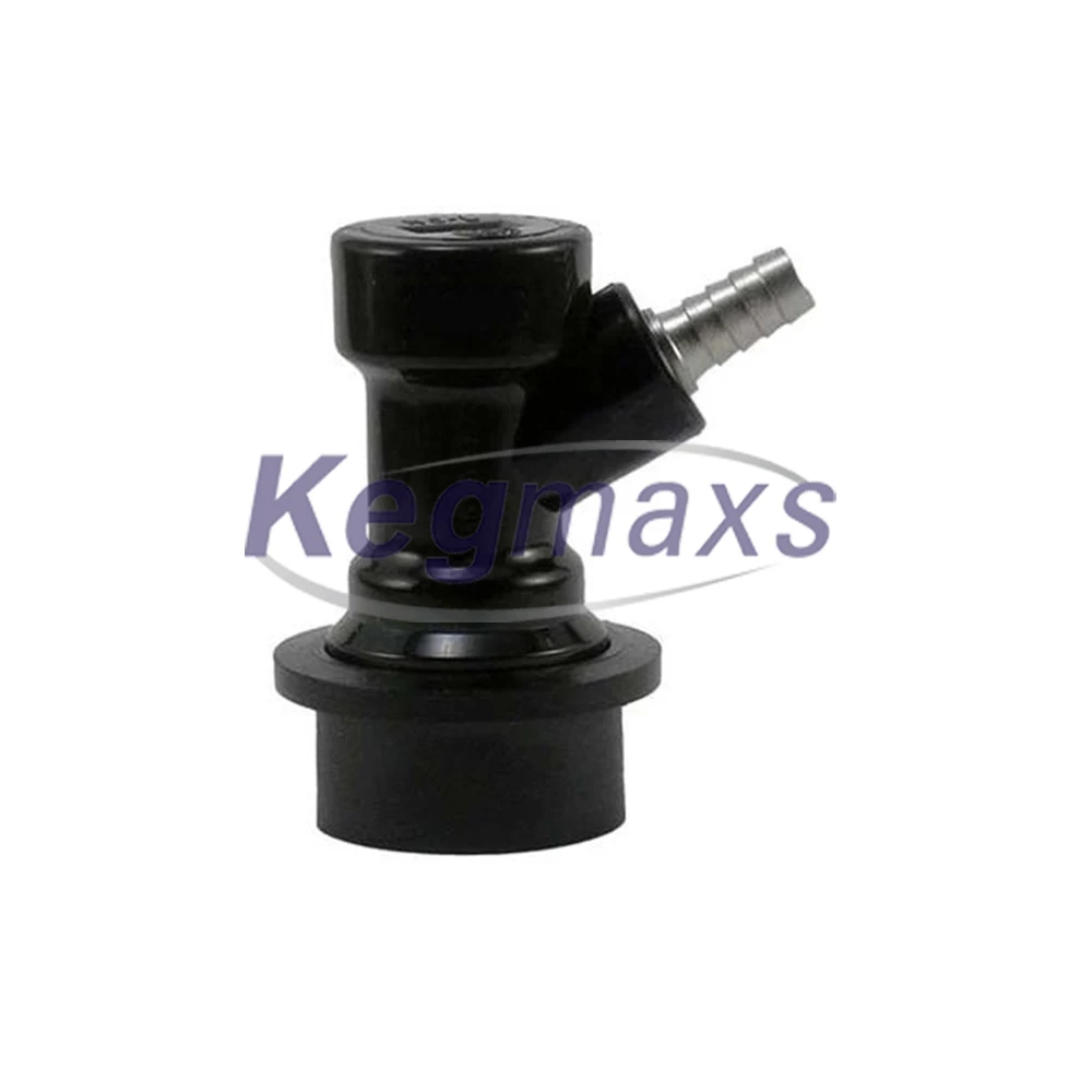 Ball Lock Disconnect,Liquid out/Gas in - 1/4 Barb for Corny Keg Craft Beer