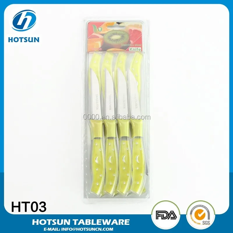 Italy Stainless Steel Knife with PP Handle, Fruit Knife