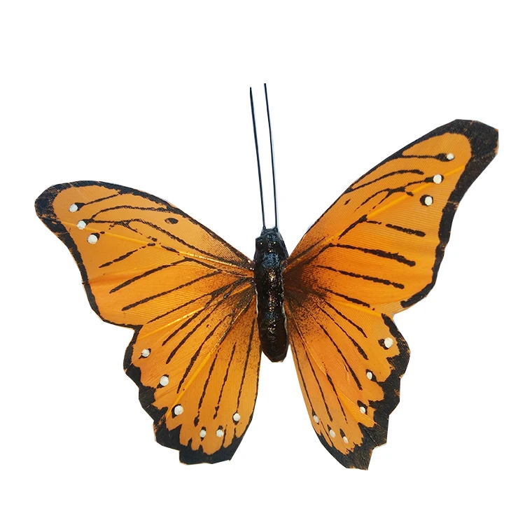 Lifelike butterfly for floral arrangement