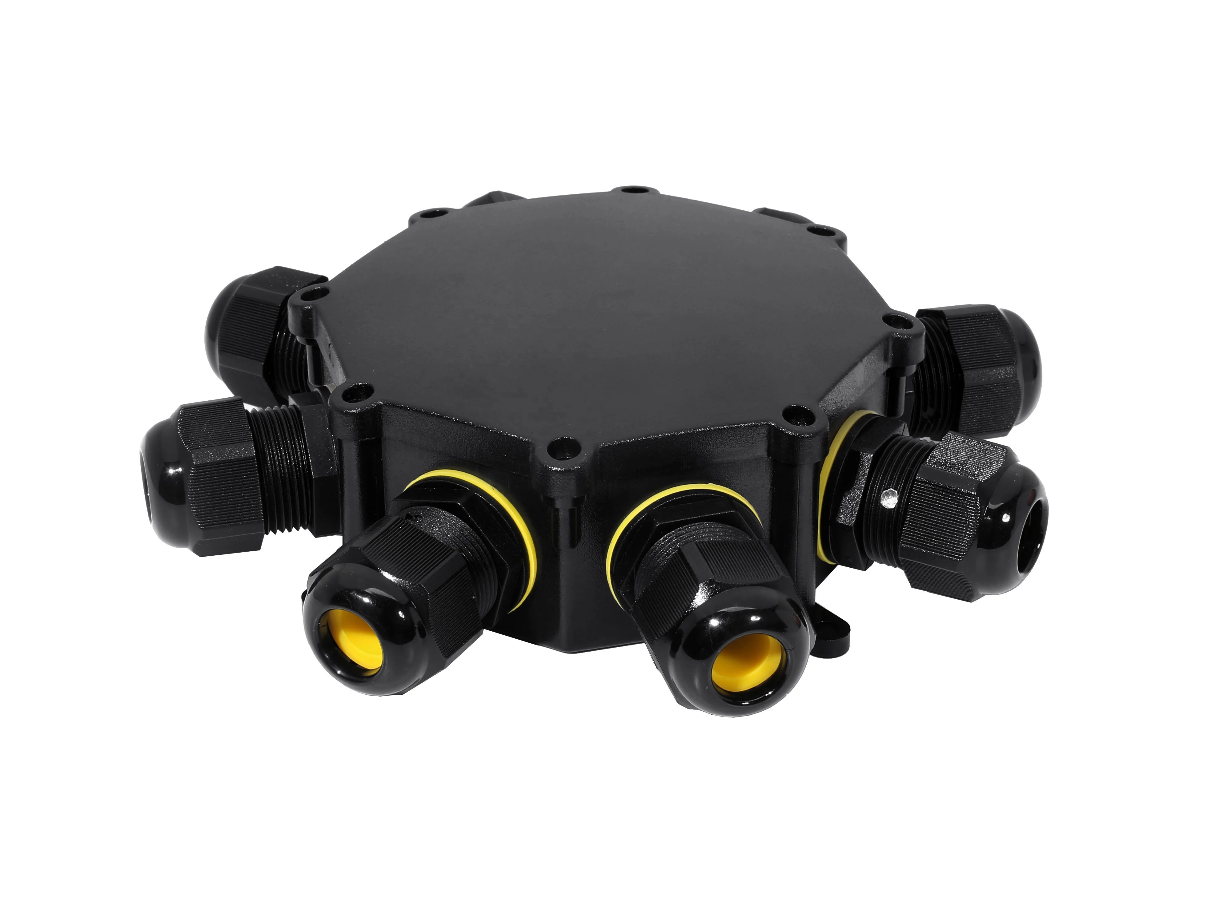 24A 450VAC 2-8 cable glands plastic waterproof terminal  junction box ip68