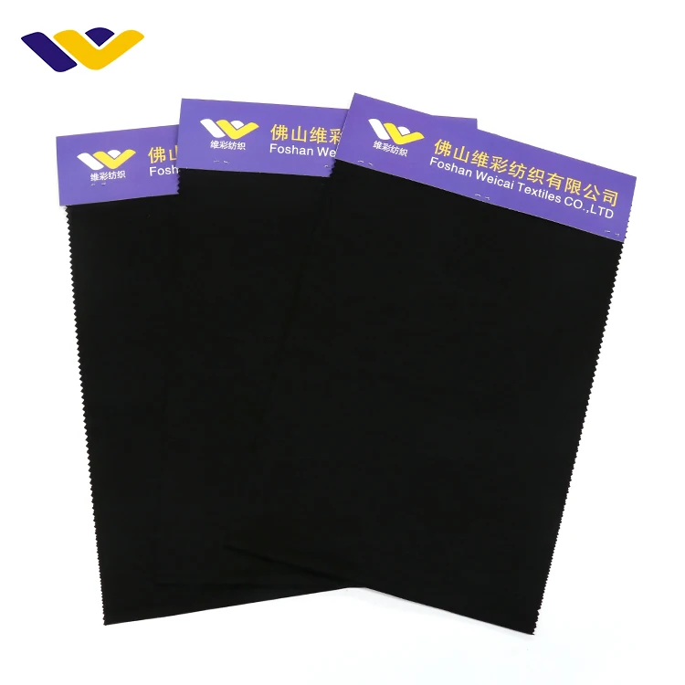 Cotton fabric black twill custom men manufacturer prices names types weight160g T-shirt sports fabric