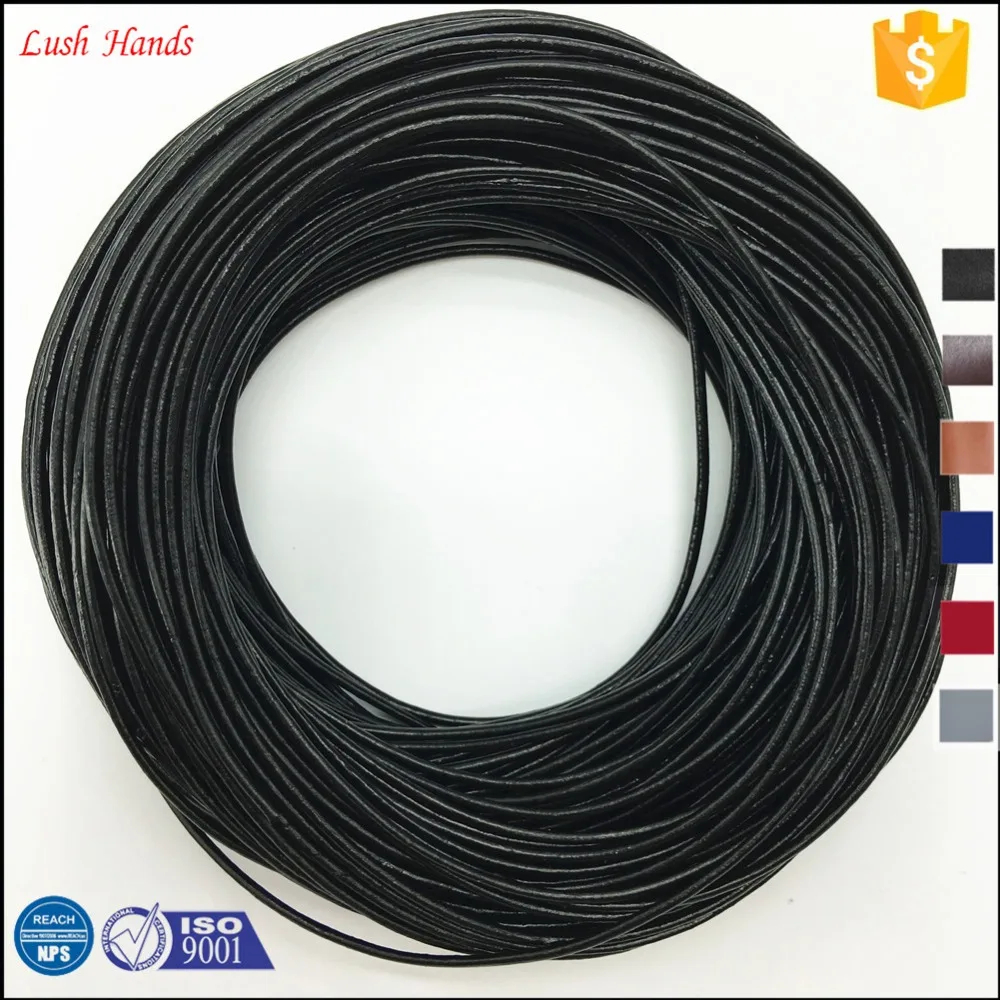 2mm 8mm15mm Leather cord many kinds size colors best quality