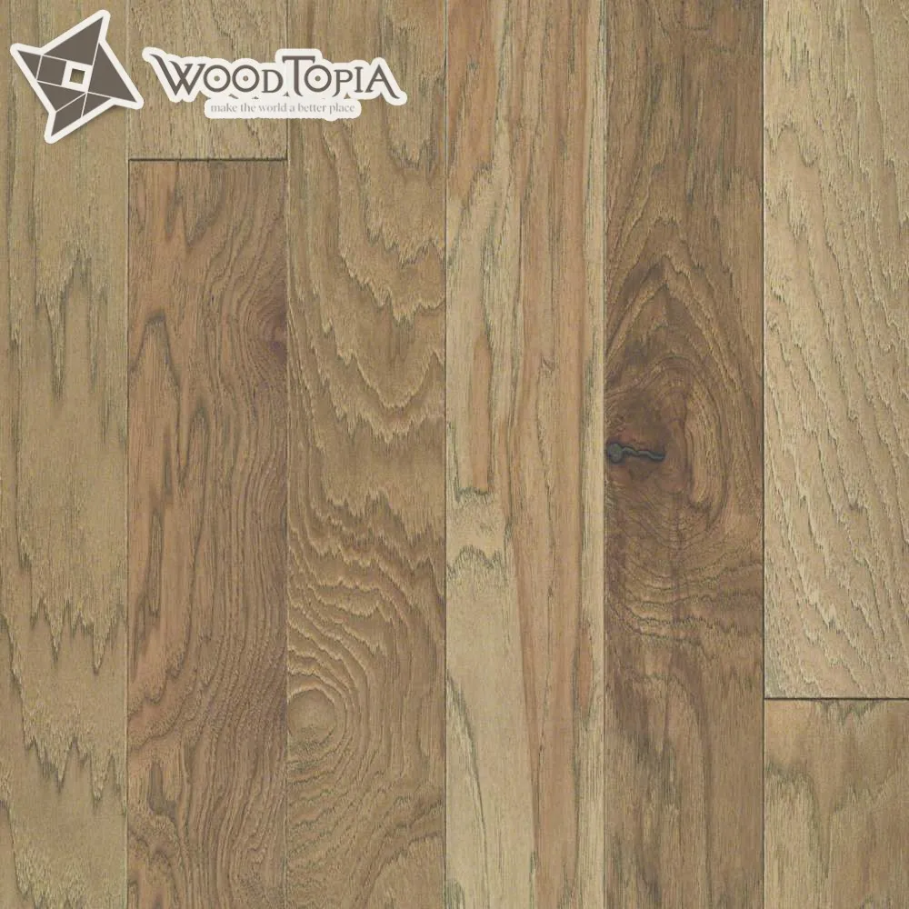 Multi-layer Engineered Hickory Hardwood Flooring