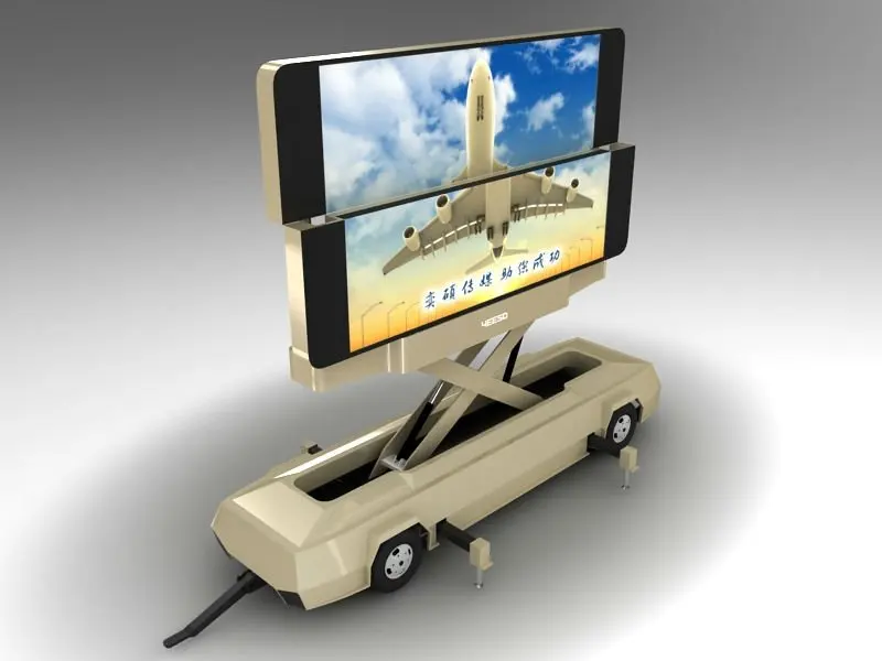 Trailer LED Video Mobile Advertising Screen billboard car-YEESO