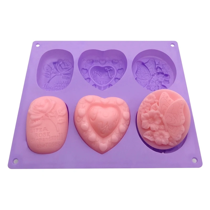 New Arrived  DIY  Homemade Silicone Soap Molds