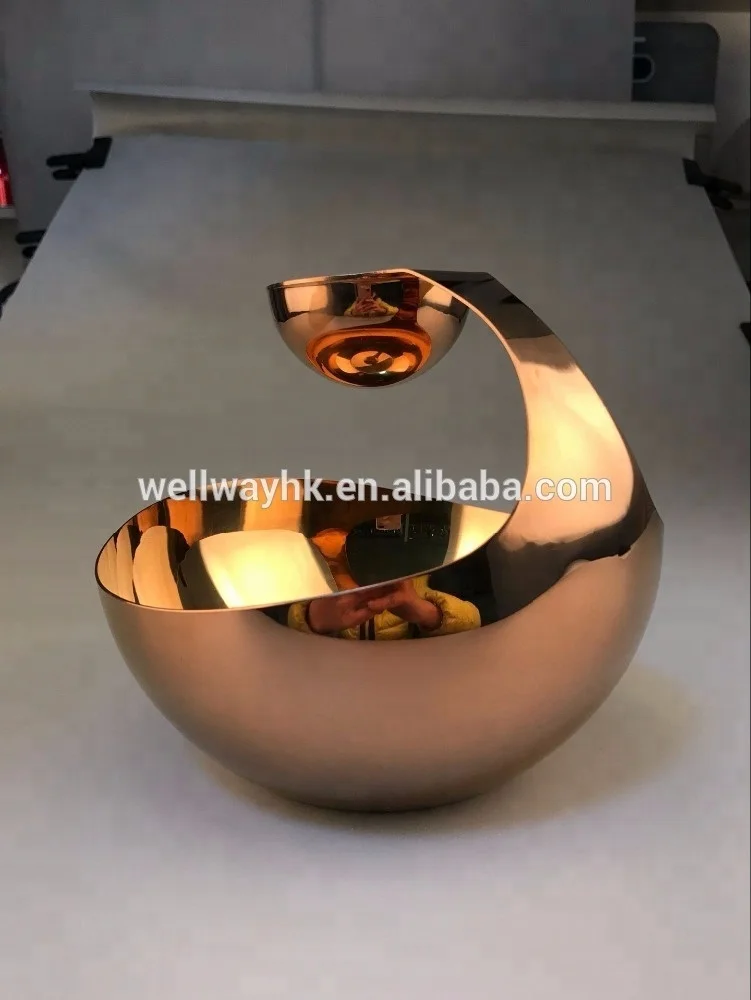 Stainless Steel Chip And Dip Bowl,Snack Bowl with dip bowl,PVD coating