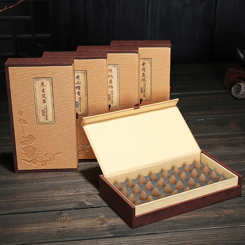 
APHACATOP RAW INCENSE Nature log color household back flow incense 