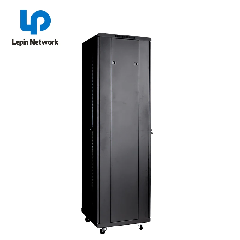 ningbo lepin factory customize size computer cold wind channel 42u server rack network steel metal cabinet cpu for data center