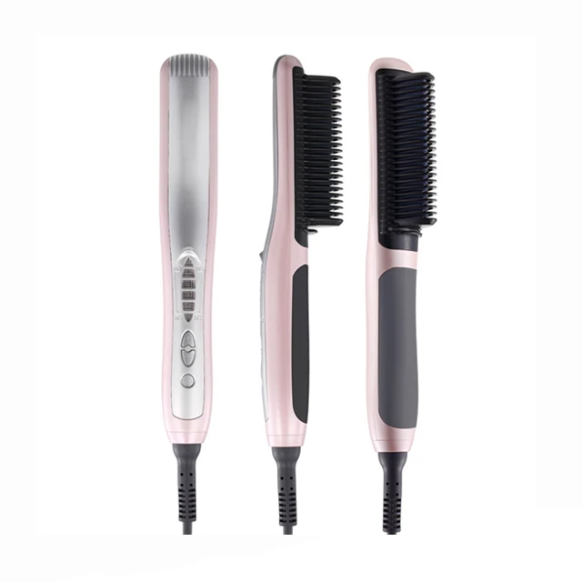Home Use Ceramic Hair Brush Straightener