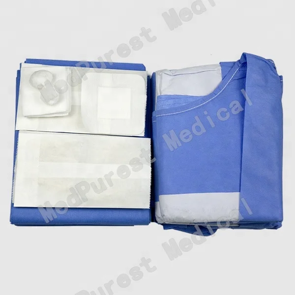 Customized sterile drape disposable pack surgical mesh hernia for hospital