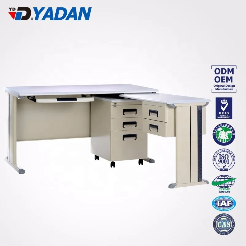 factory Office furniture Customized Factory L-Shape  Office Desk