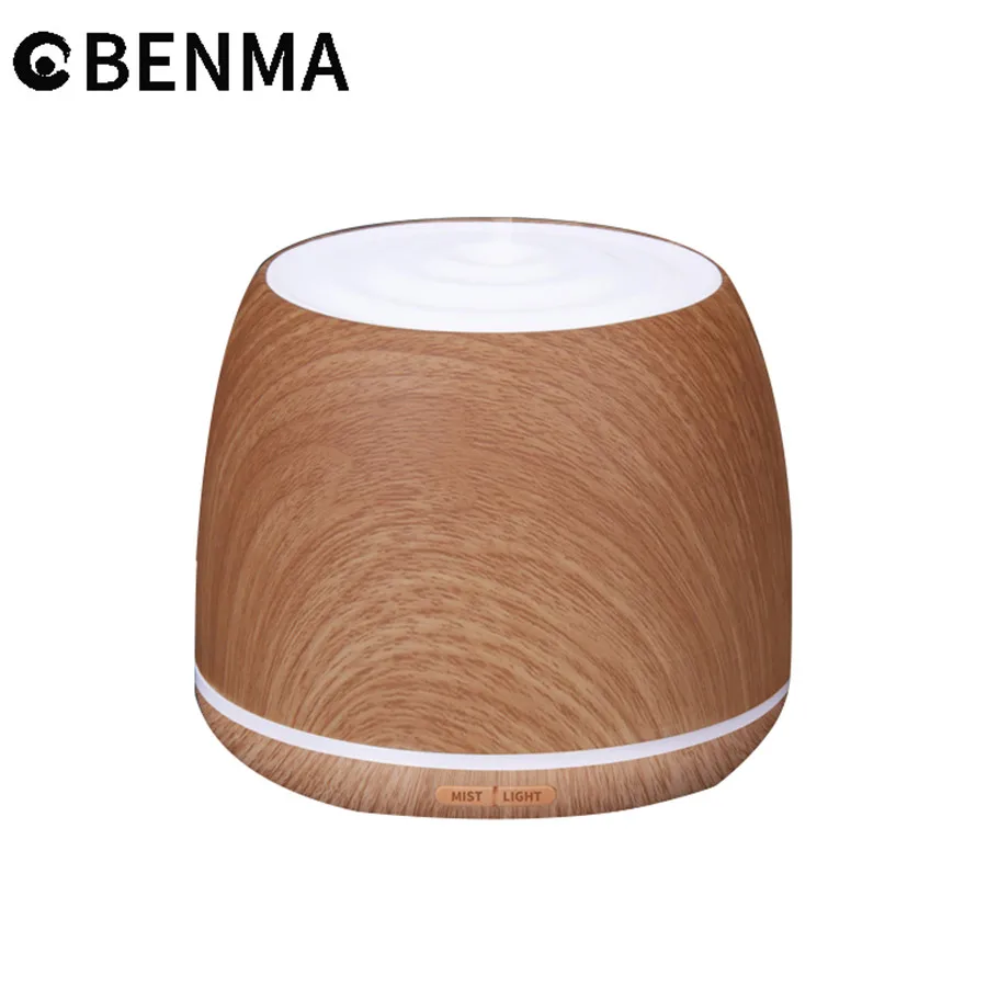 300ml Electric Aroma Essential Oil Diffuser Wood Texture Diffuser for Home