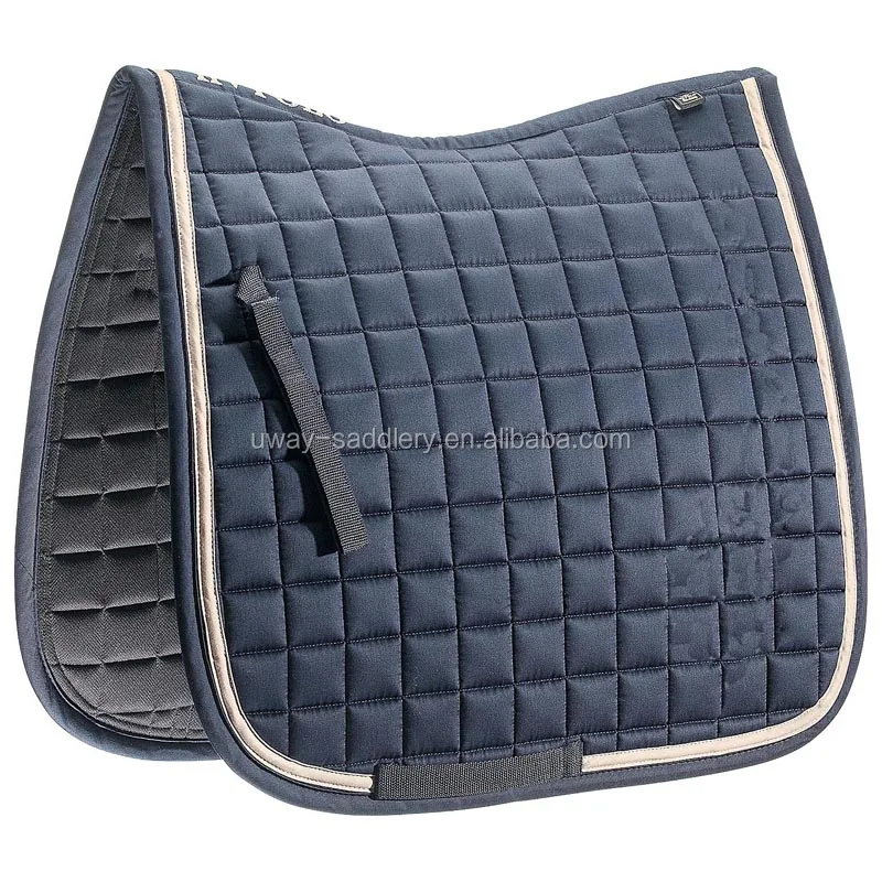Luxury dressage horse saddle pad