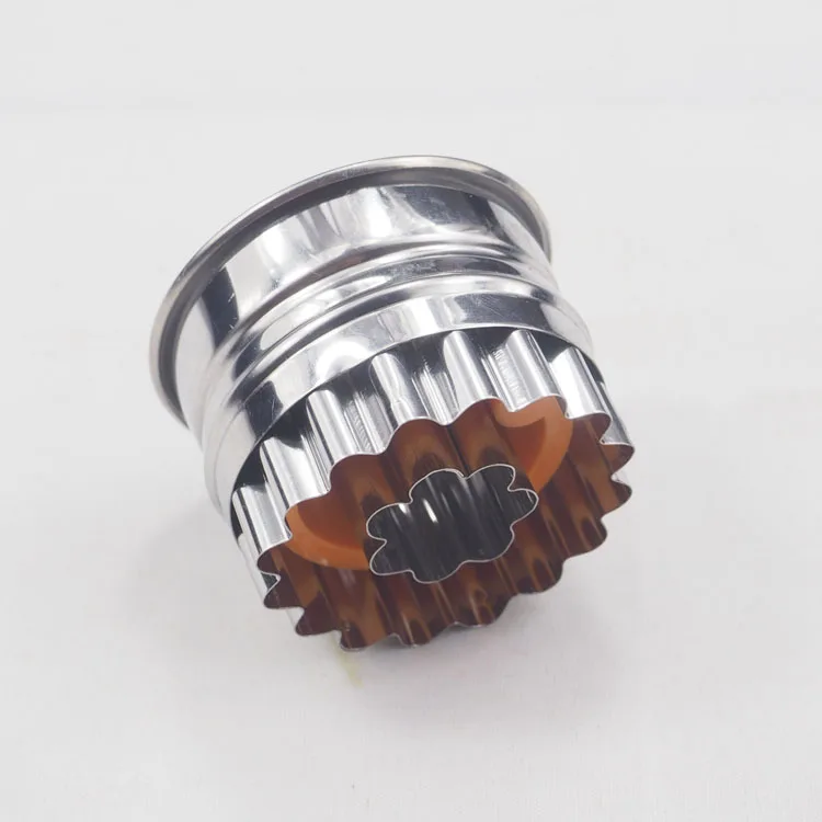 
Stainless steel flower cake mold biscuit cake mold sandwich cream cake mold 