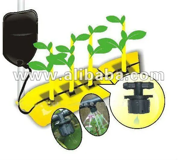 Drip Irrigation Kit with Hanging Bag. Gravity drip bag.EW107