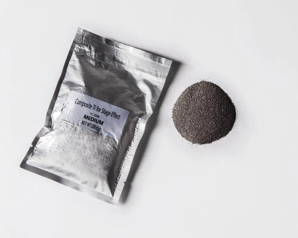 200 g titanium metal powder for sparkler original mini sparkler  machine set stage indoor party cold sparkler machine