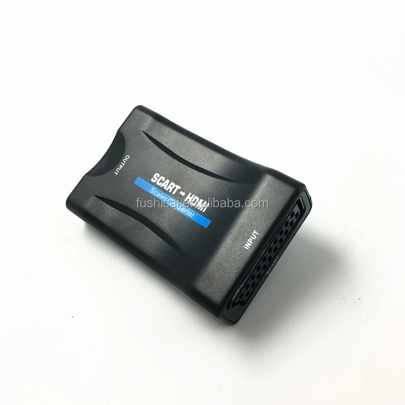 Scart to HD-MIConverter Adapter 1080P 60Hz for DVD Set-top Box HDTV PAL NTSC