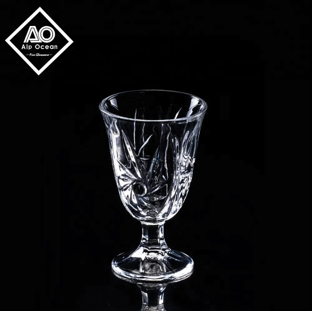 220 мл классический в богемном стиле вертушка дизайн бокал для вина из AO стеклянной посуды