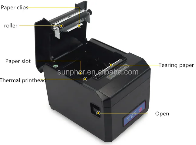 
Pos system 80mm wireless thermal printer WIFI Thermal receipt Printer with Auto cutter 